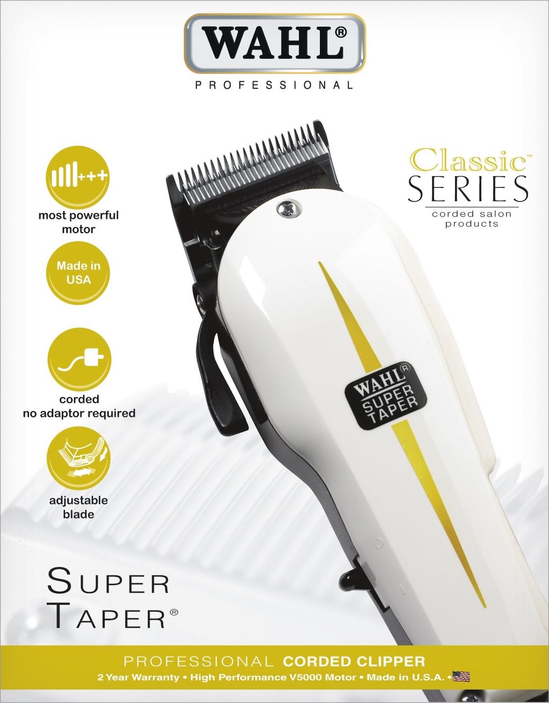 Професионална машинка за подстригване с кабел WAHL SUPER TAPER