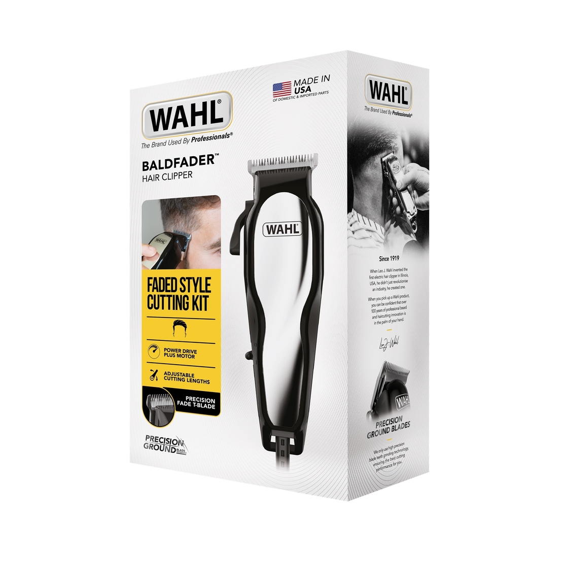 Машинка за подстригване на коса с кабел WAHL Baldfader