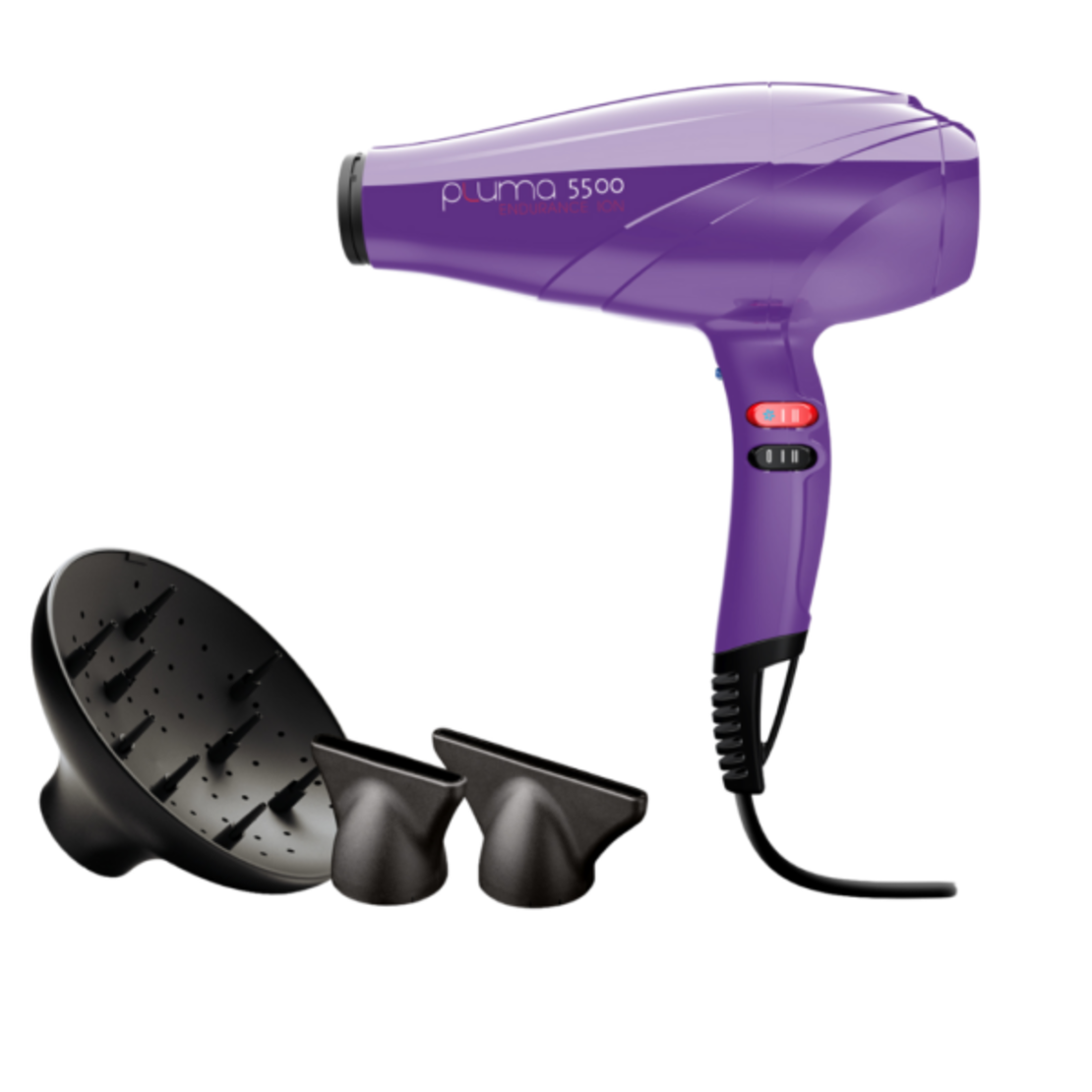 Професионален сешоар GA.MA Pluma 5500 Endurance Ion Viola