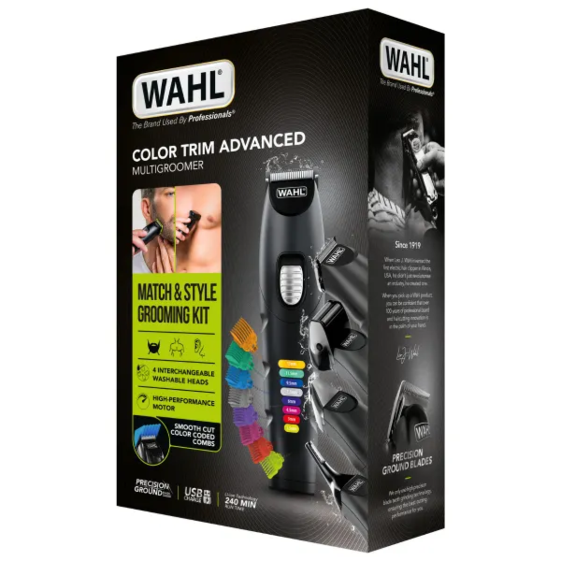 Акумулаторен тример за брада Wahl Color Trim Advanced