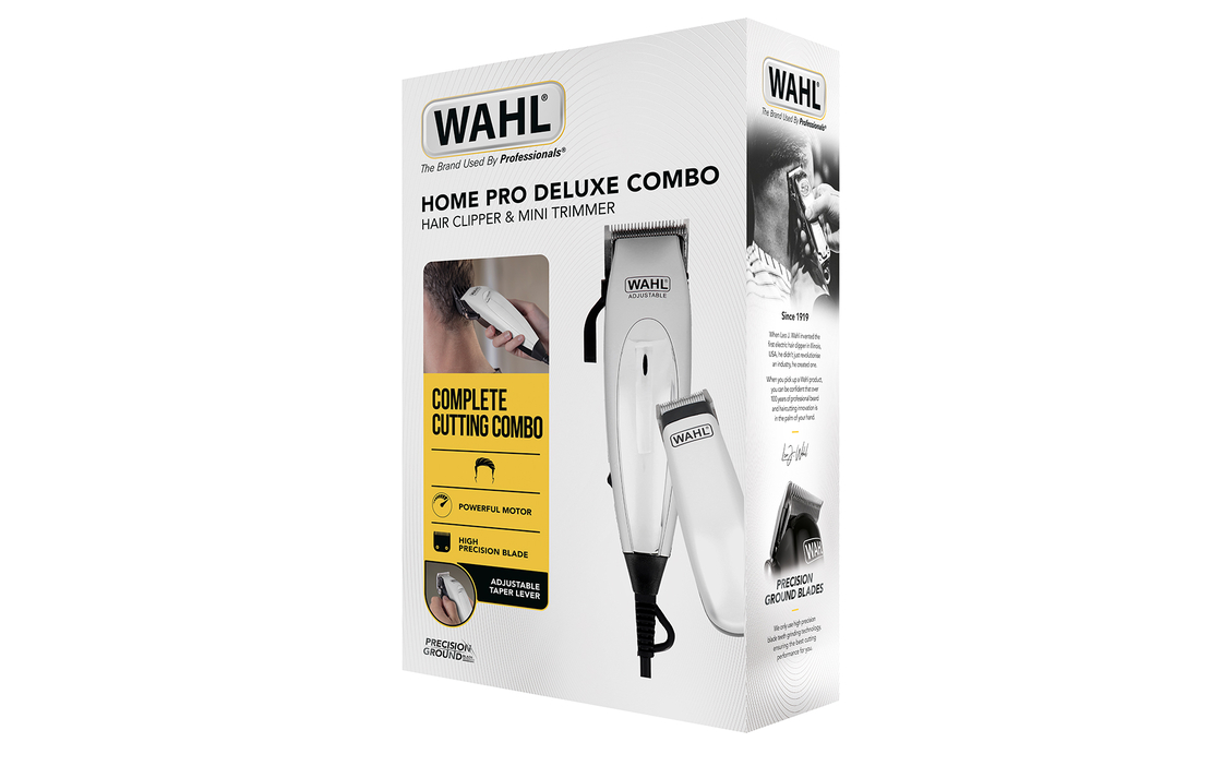 Комплект машинка за подстригване и тример за детайли WAHL Home Pro Deluxe