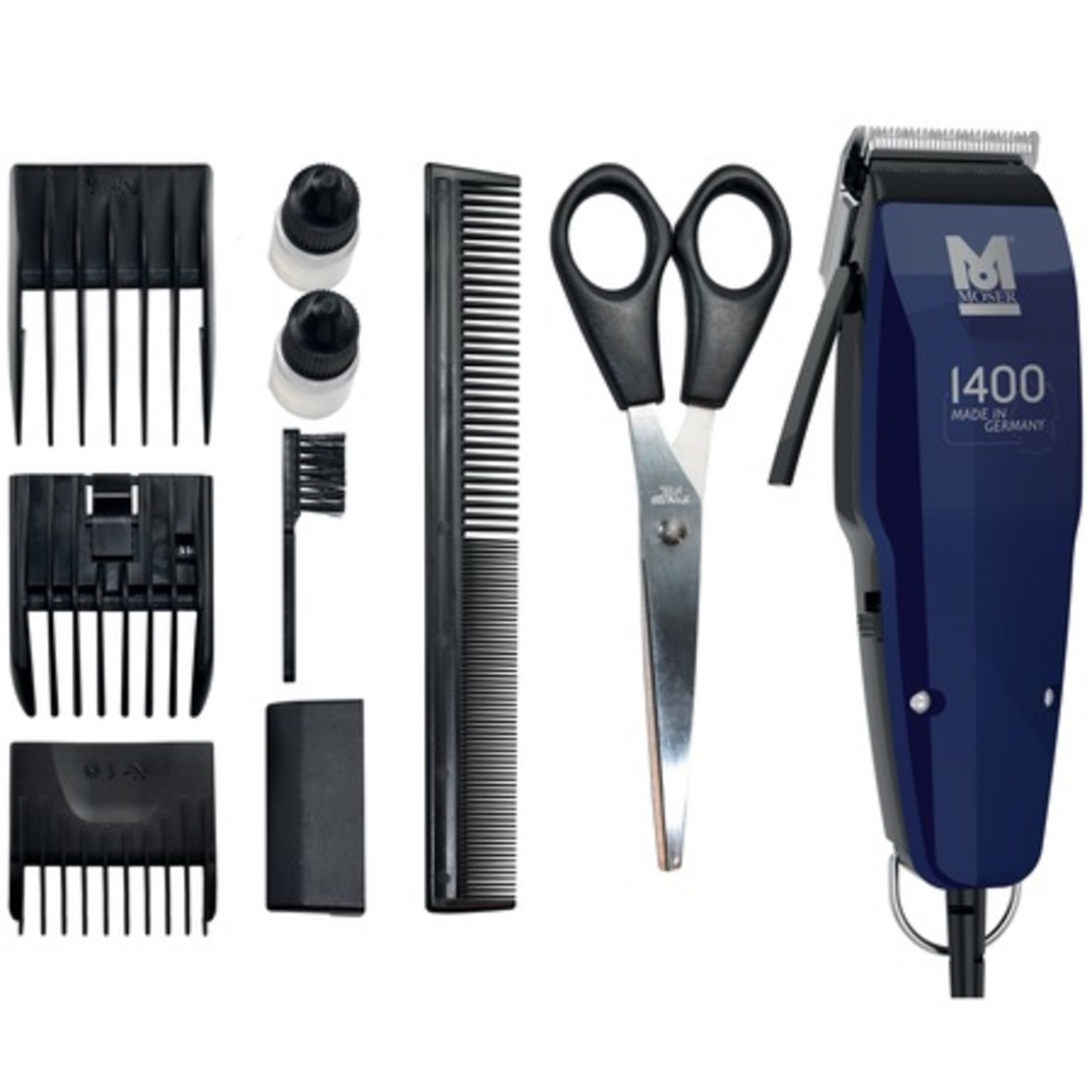 Машинка за подстригване на коса с кабел MOSER 1400 Blue edition