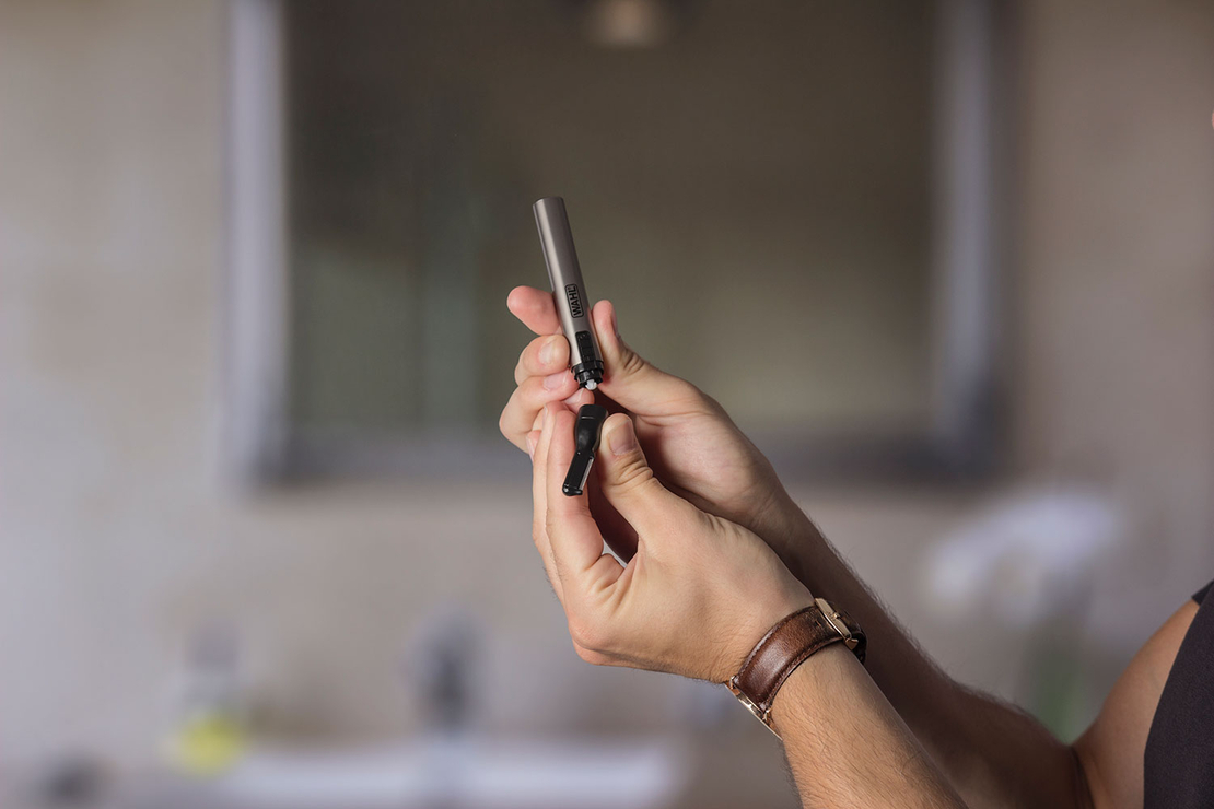 Тример за вежди, нос и уши Wahl Micro Lithium Trimmer 2 в 1