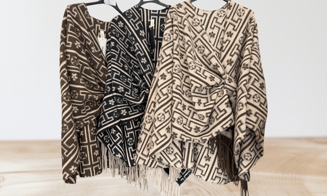 Шал тип пончо