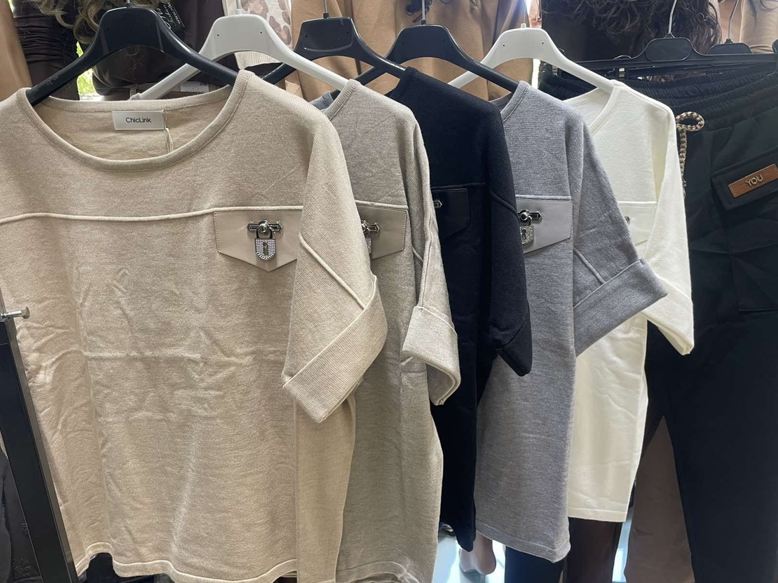 Блуза с къс ръкав