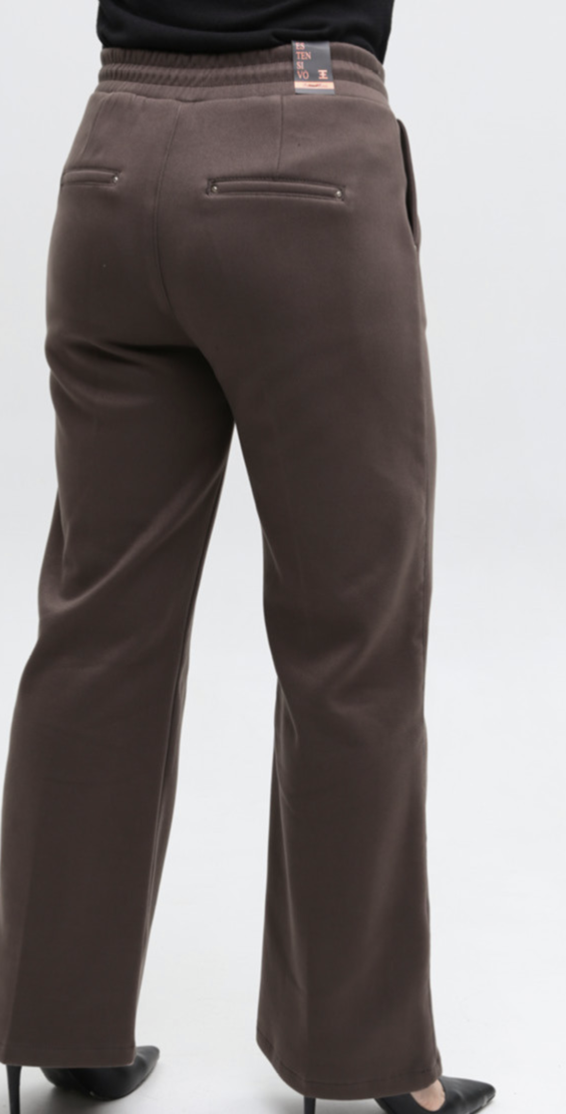 ПАНТАЛОН ЕСТЕНСИВО кафяво и черно 1720