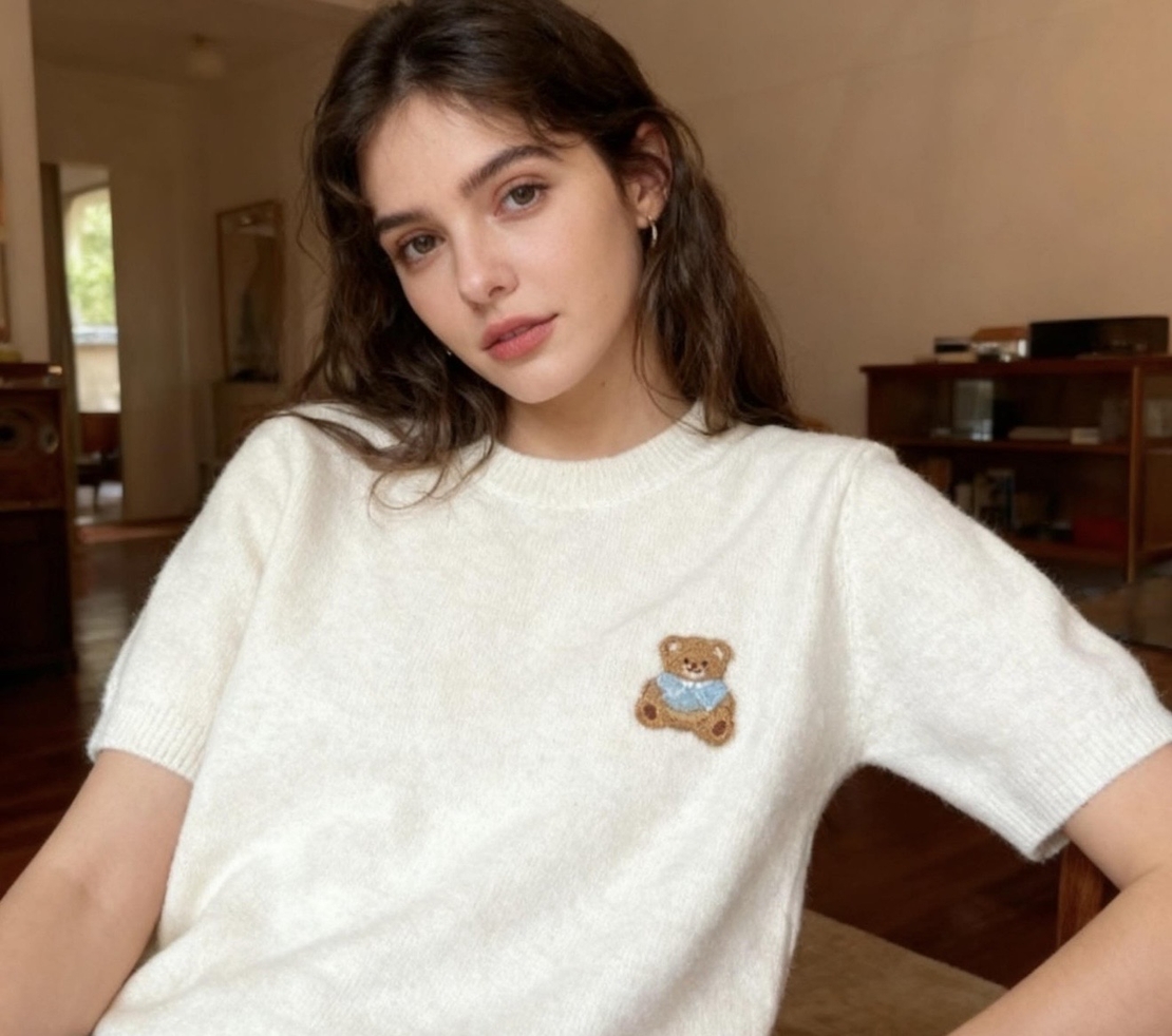 Блуза с къс ръкав