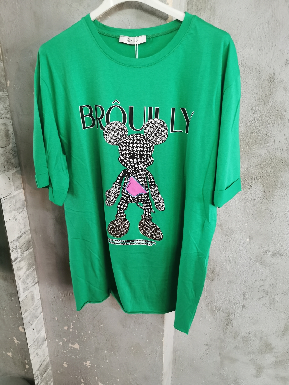 Тениска дамска Green Mickey