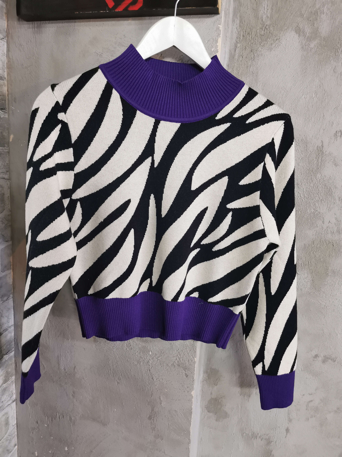 Пуловер Zebra Lilac