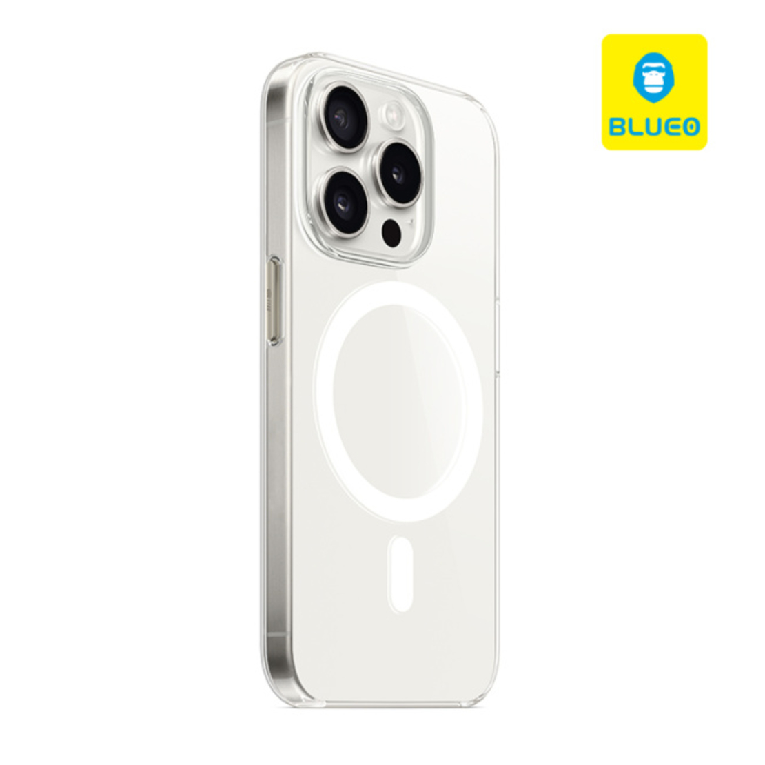 BLUEO Crystal Pro Drop Resistance Phone Case With Magnetic iPhone 14 Pro, прозрачен