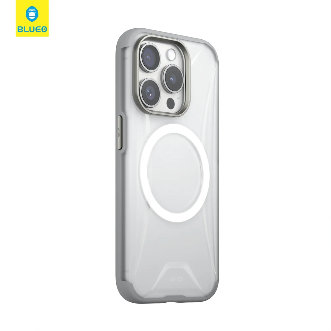 BLUEO APE LEGEND ANTI-DROP PHONE CASE WITH MAGENTIC iPhone 16 Pro Max, grey