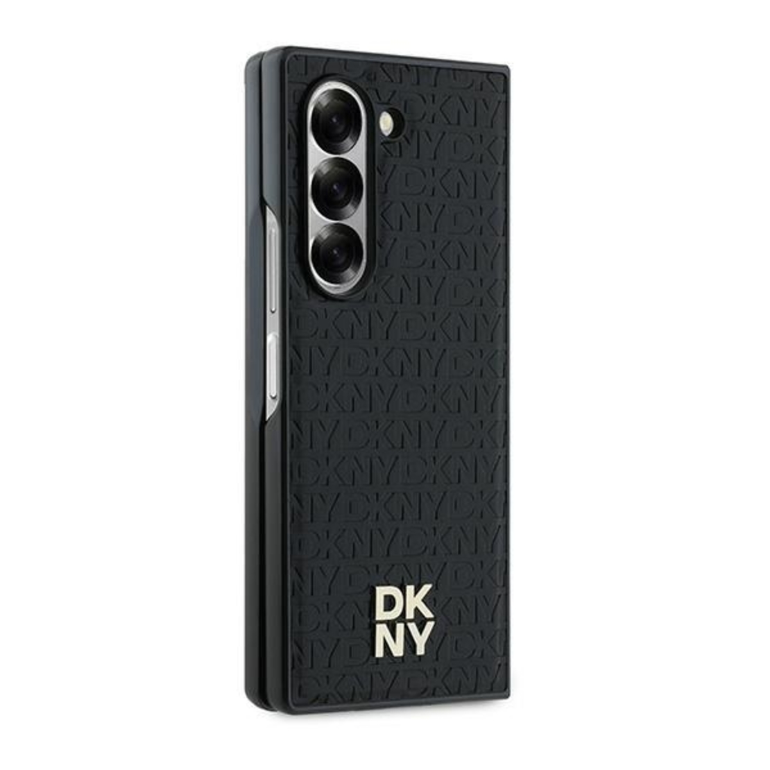 DKNY DKHMZFD6PSHRPSK Samsung Galaxy Z Fold6 F956 black Repeat Pattern Stack Logo