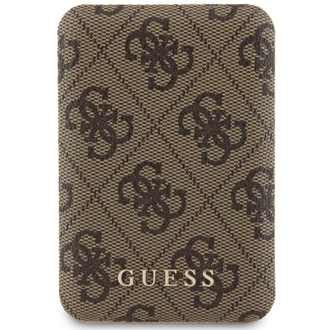 Guess Powerbank MagSafe 15W 5000mAh bbrown 4G Leather Metal Logo MagSafe