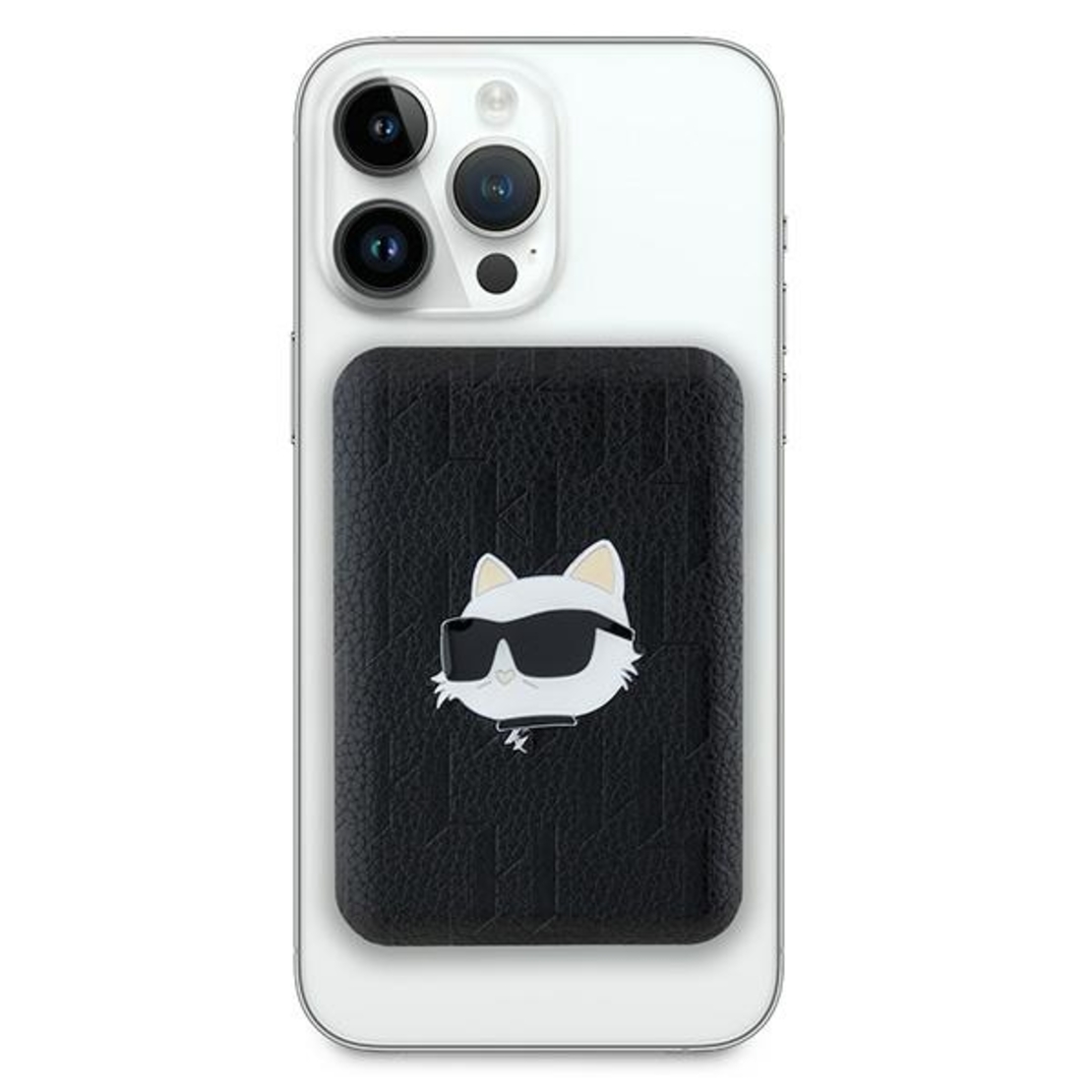 Karl Lagerfeld Powerbank MagSafe 15W 5000mAh black Choupette Head Pin MagSafe