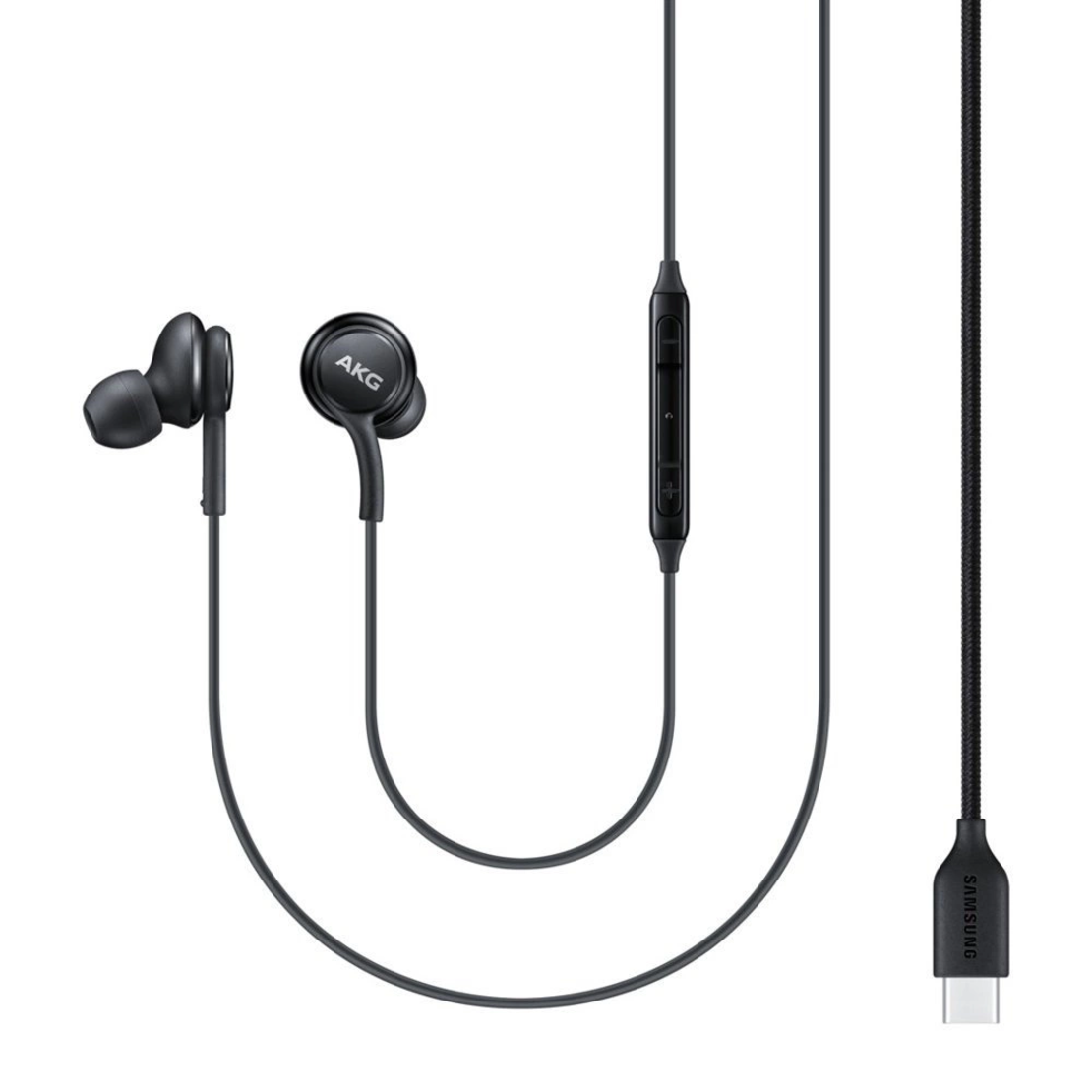 Samsung AKG wired in-ear headphones USB-C, black (EO-IC100BBEGEU)