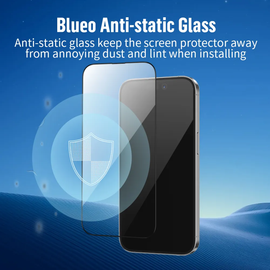 BLUEO Full Cover HD Glass Anti-Static iPhone XS Max/11 Pro Max