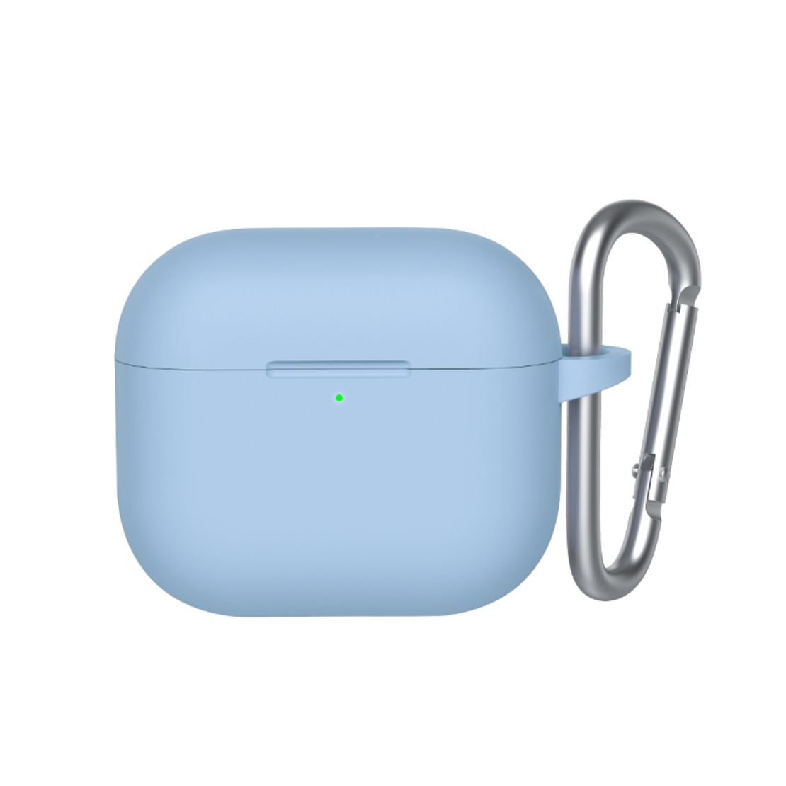 BLUEO Liquid Silicone Apple Airpods 3, светло син