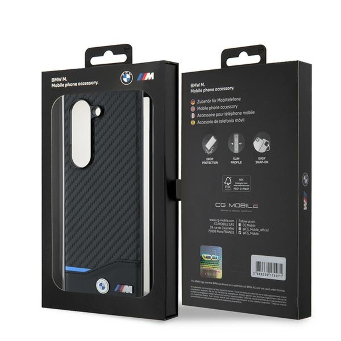 BMW BMHMZFD622NBCK Samsung Galaxy Z Fold6 F956 black Magsafe Carbon