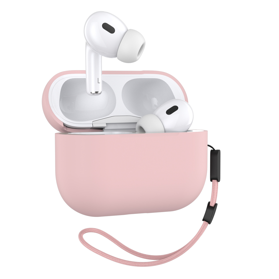 BLUEO Liquid Silicone Apple Airpods Pro 2, розов