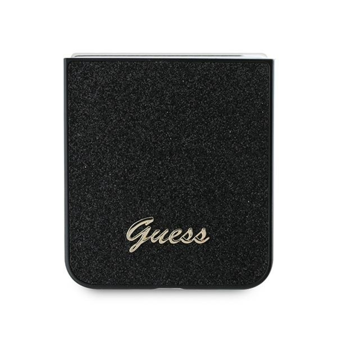 Guess GUHCZF6HGGSHK Samsung Galaxy Z Flip6 F741 black 4G Glitter Script