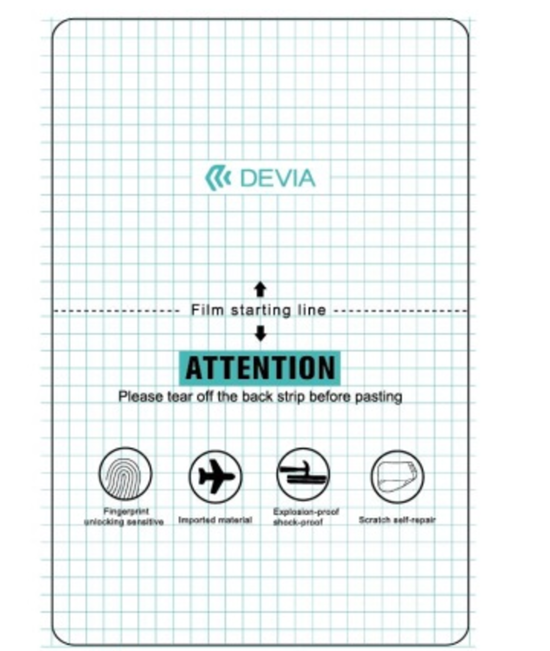 Devia Intelligent TPU soft protector front хидрогел за таблет до 12.9