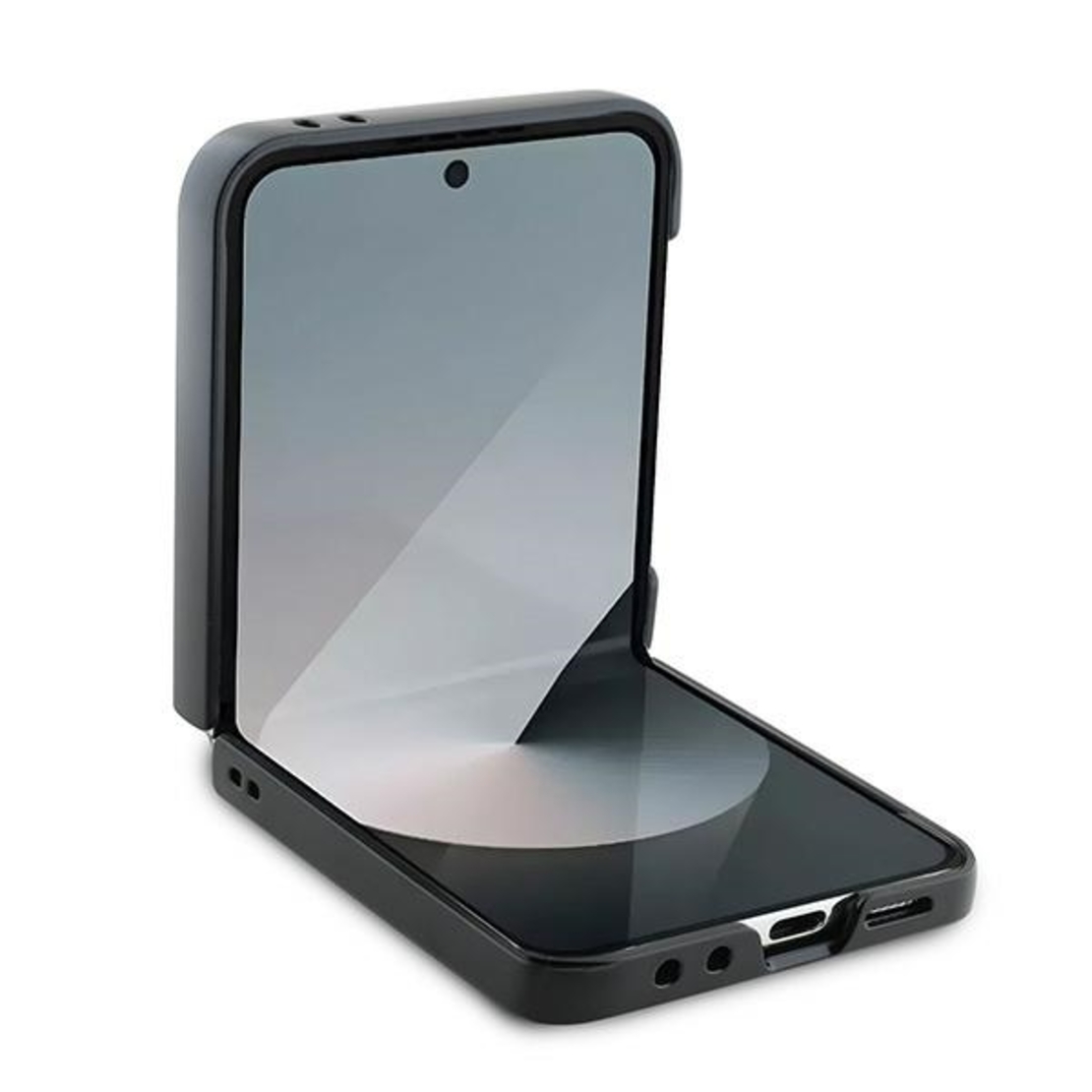Mercedes MEHMZF623RBGVK Samsung Galaxy Z Flip6 F741 black Leather Wood Imitation MagSafe