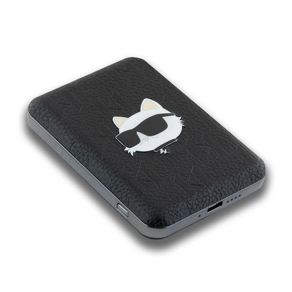 Karl Lagerfeld Powerbank MagSafe 15W 5000mAh black Choupette Head Pin MagSafe