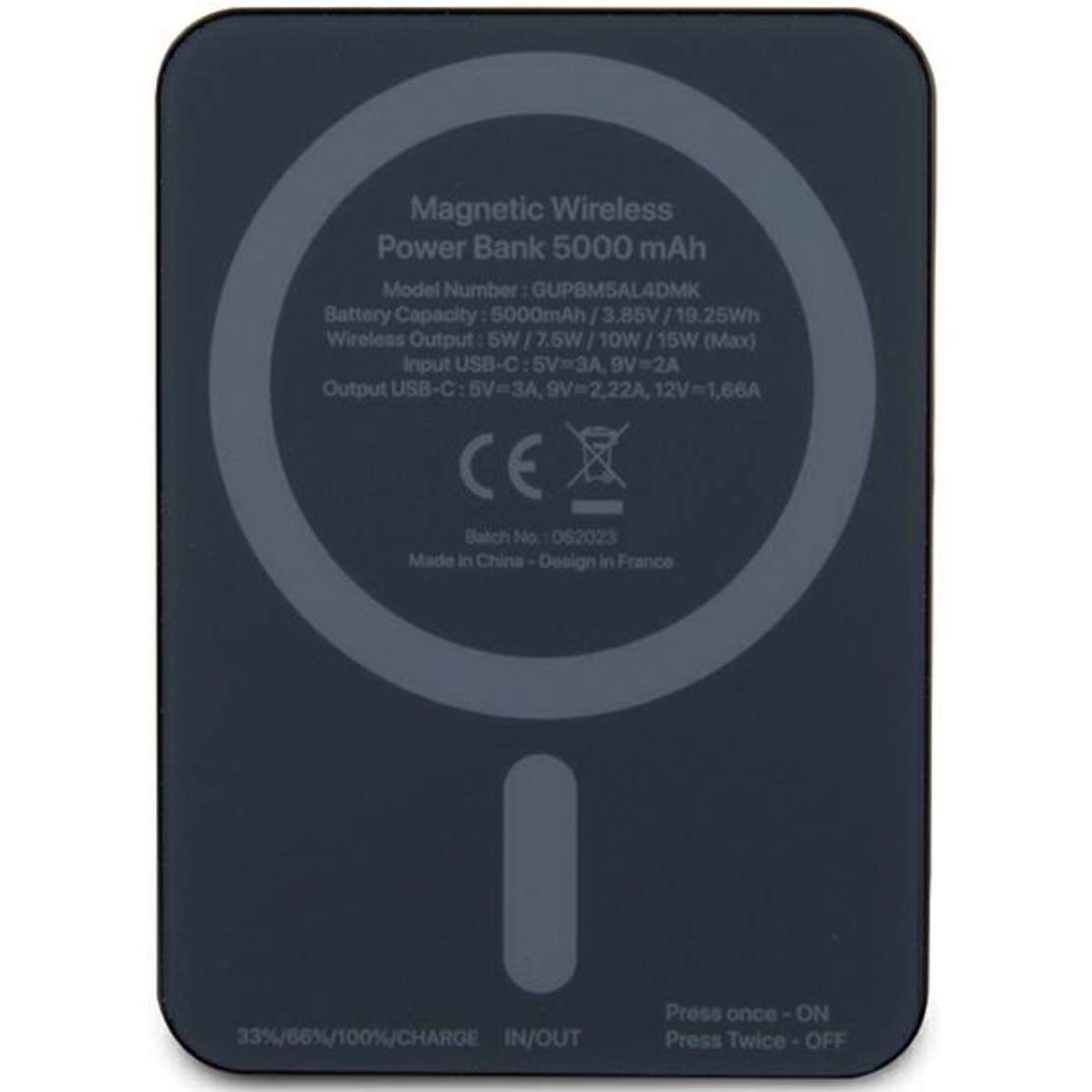Mercedes Powerbank MagSafe 15W 5000mAh black MagSafe