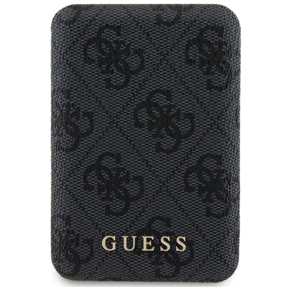 Guess Powerbank MagSafe 15W 5000mAh black 4G Leather Metal Logo MagSafe