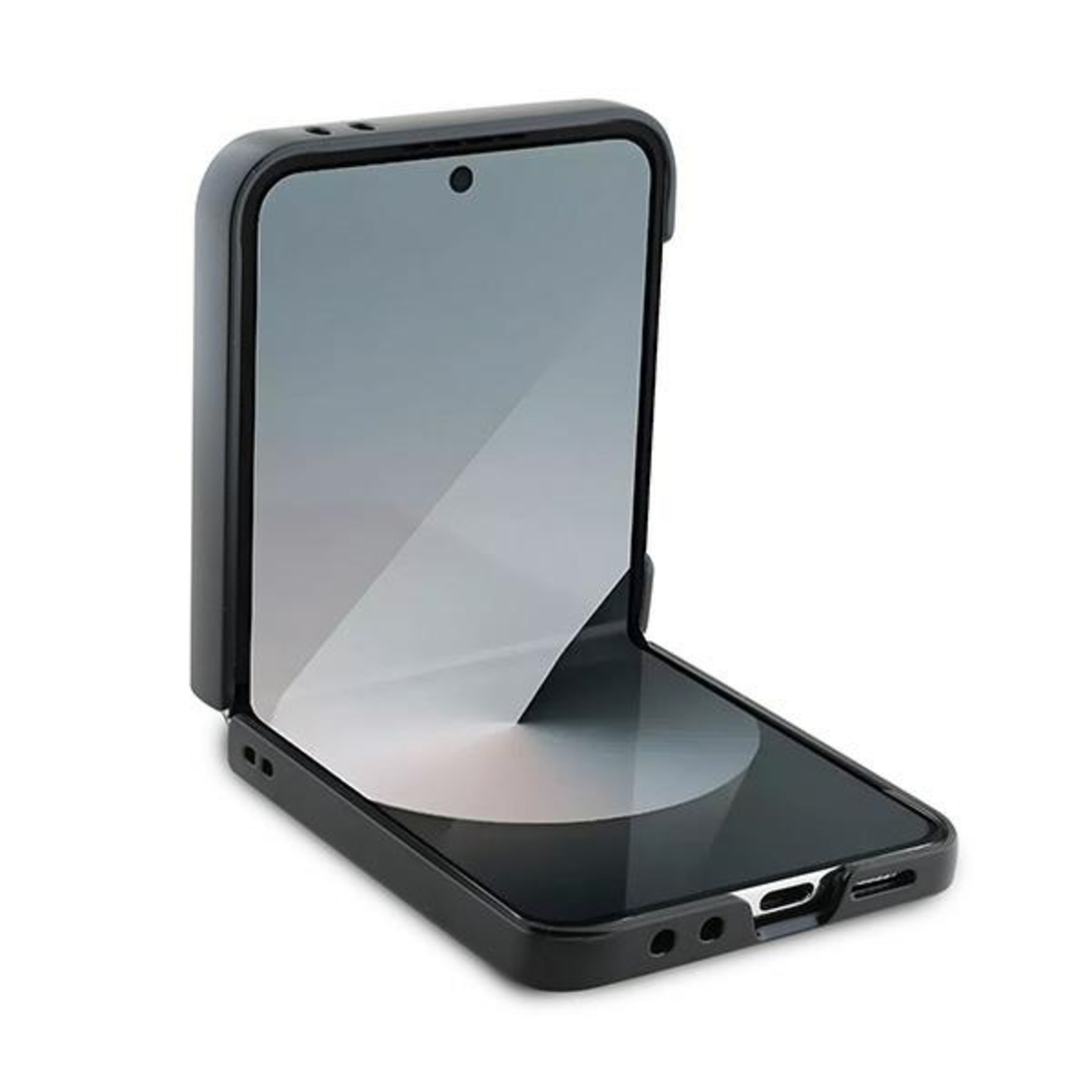 BMW BMHCZF622NBCK Samsung Galaxy Z Flip6 F741 black hardcase Carbon Blue Line