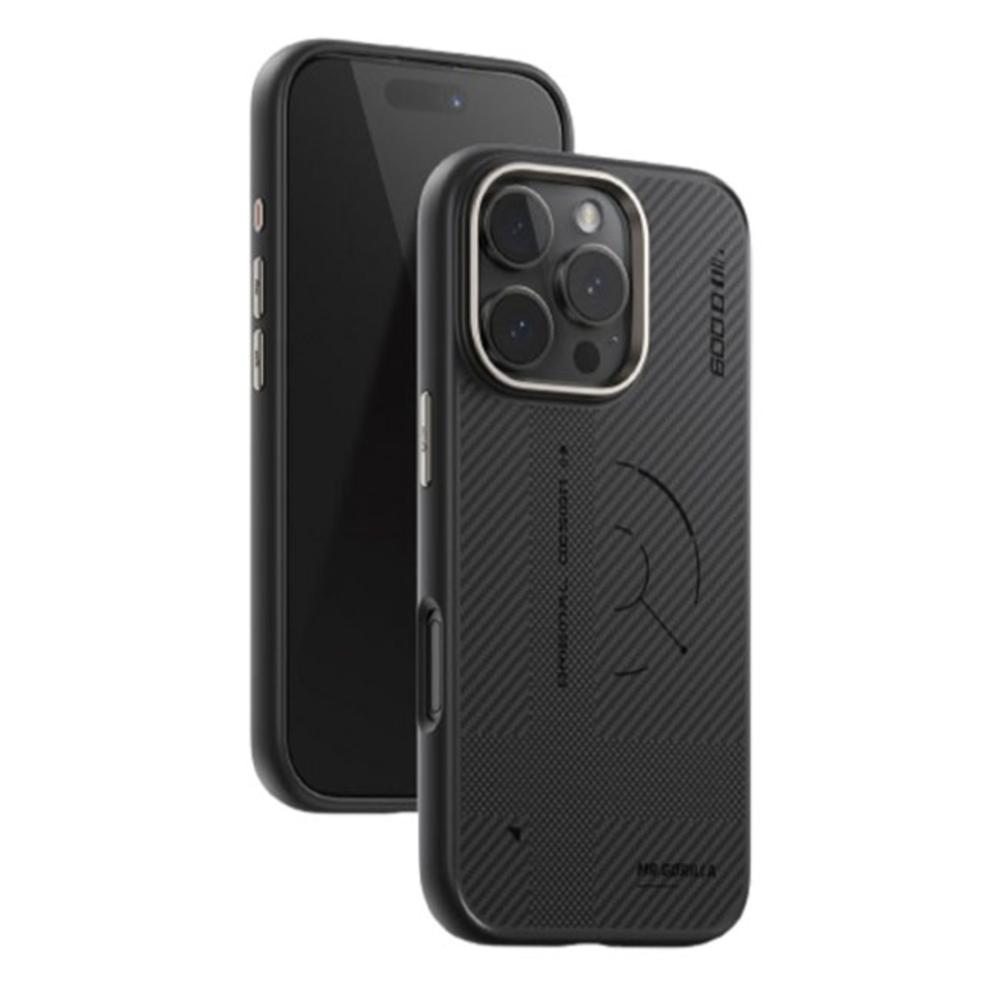 BLUEO Bi-Texture 600D Armor Aramid FIber Magnetic Phone Case iPhone 16 Pro Max