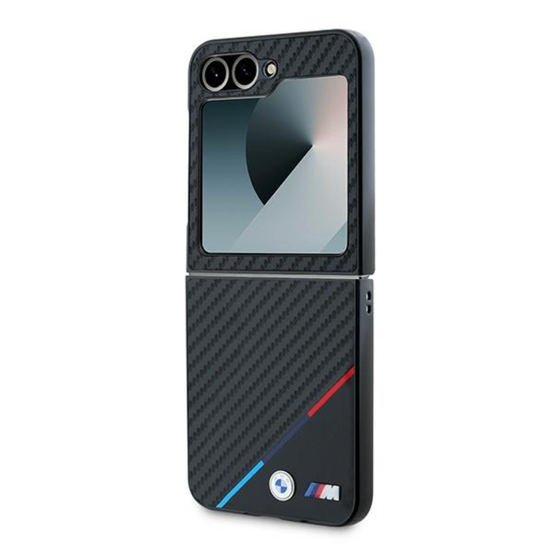BMW BMHCZF623PUDTK Samsung Galaxy Z Flip6 F741 black hardcase Carbon Tricolor