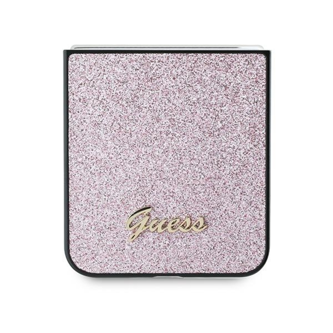 Guess GUHCZF6HGGSHP Samsung Galaxy Z Flip6 F741 pink 4G Glitter Script