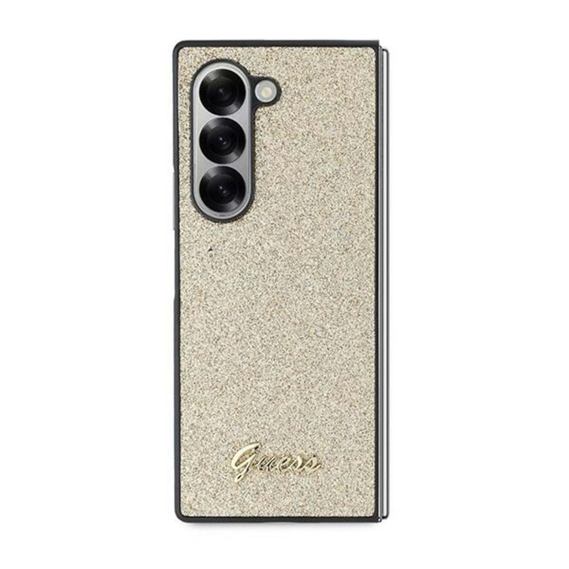 Guess GUHCZFD6HGGSHD Samsung Galaxy Z Fold6 F956 gold 4G Glitter Script