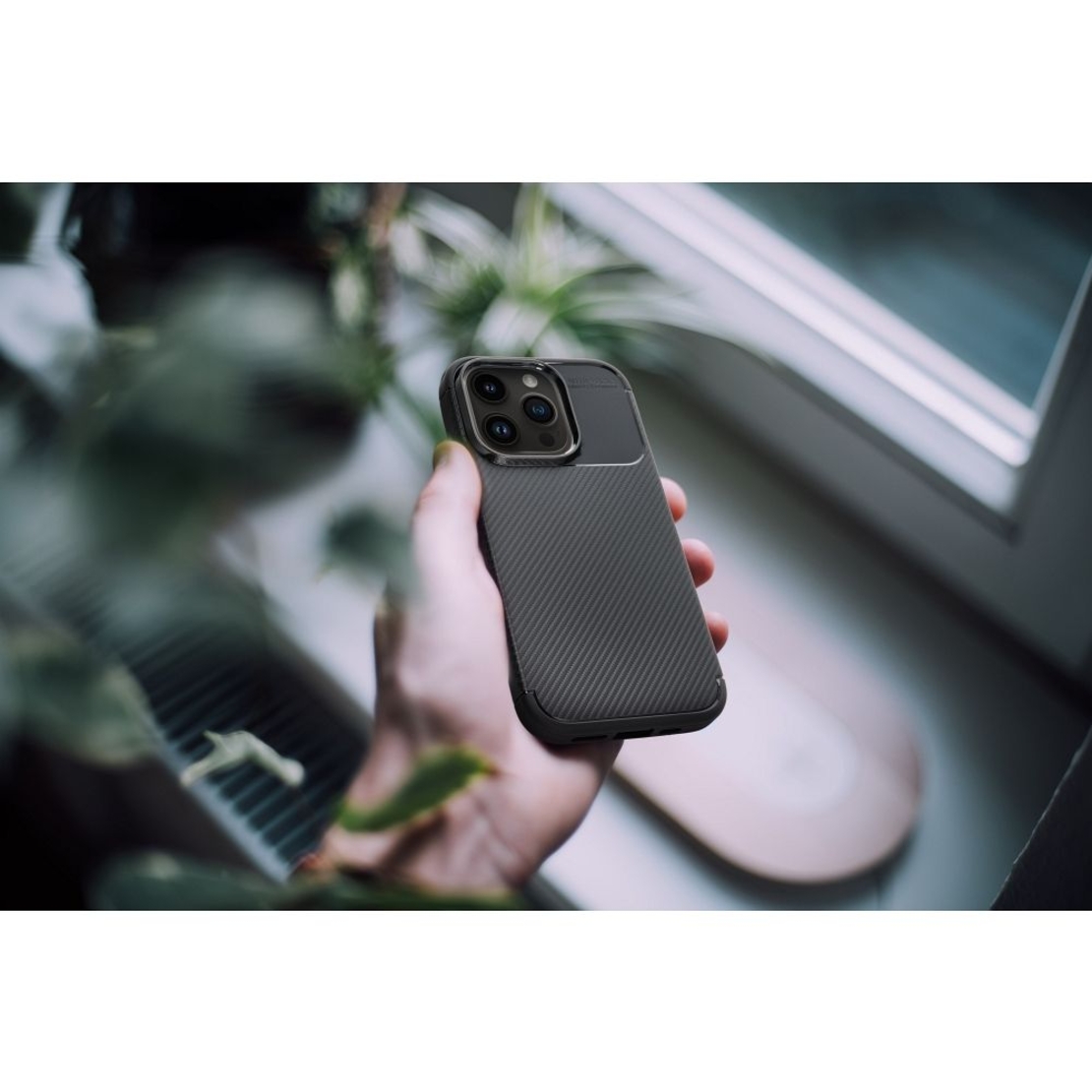 Подсилен кейс Carbon Premium за XIAOMI Redmi 9C, черен