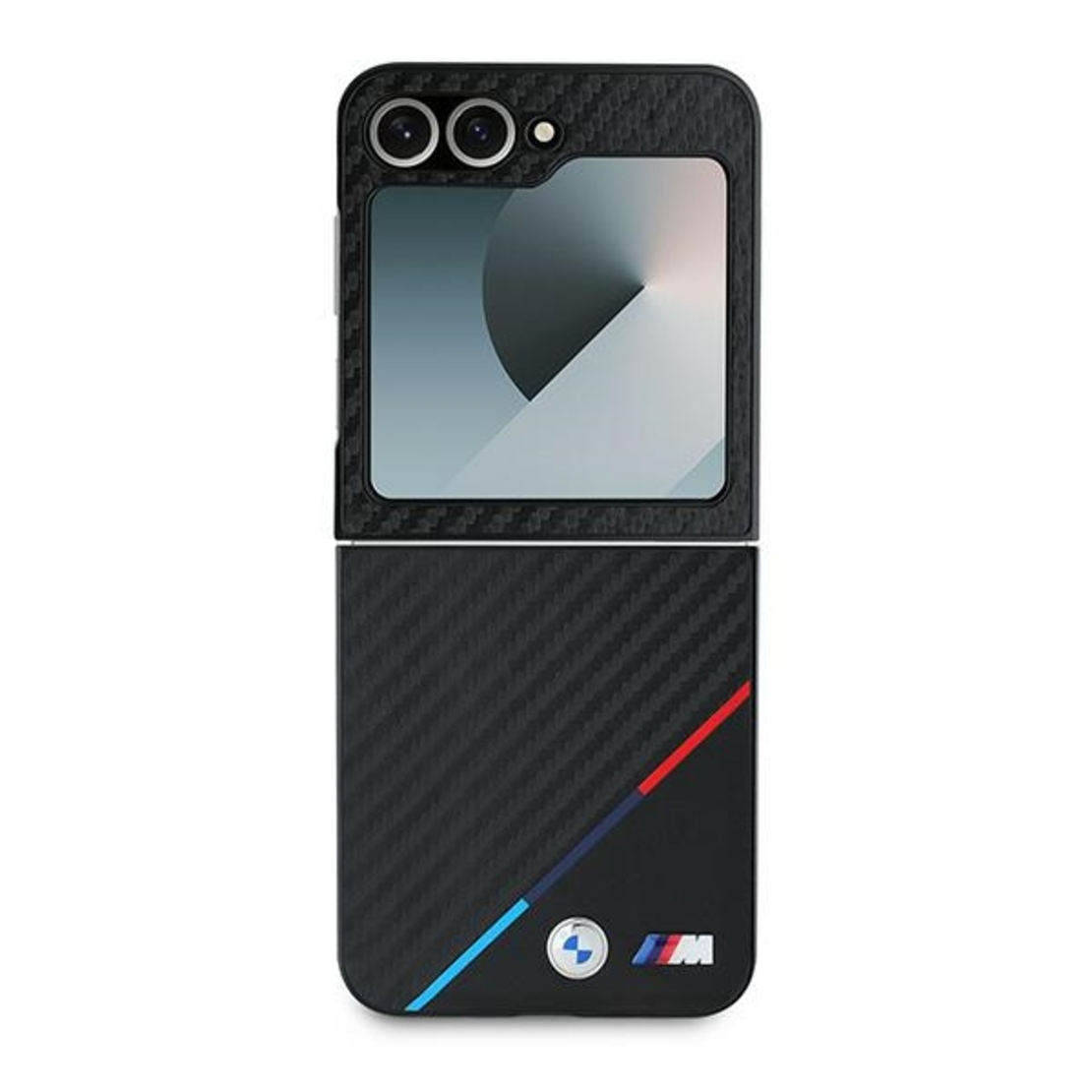 BMW BMHCZF623PUDTK Samsung Galaxy Z Flip6 F741 black hardcase Carbon Tricolor
