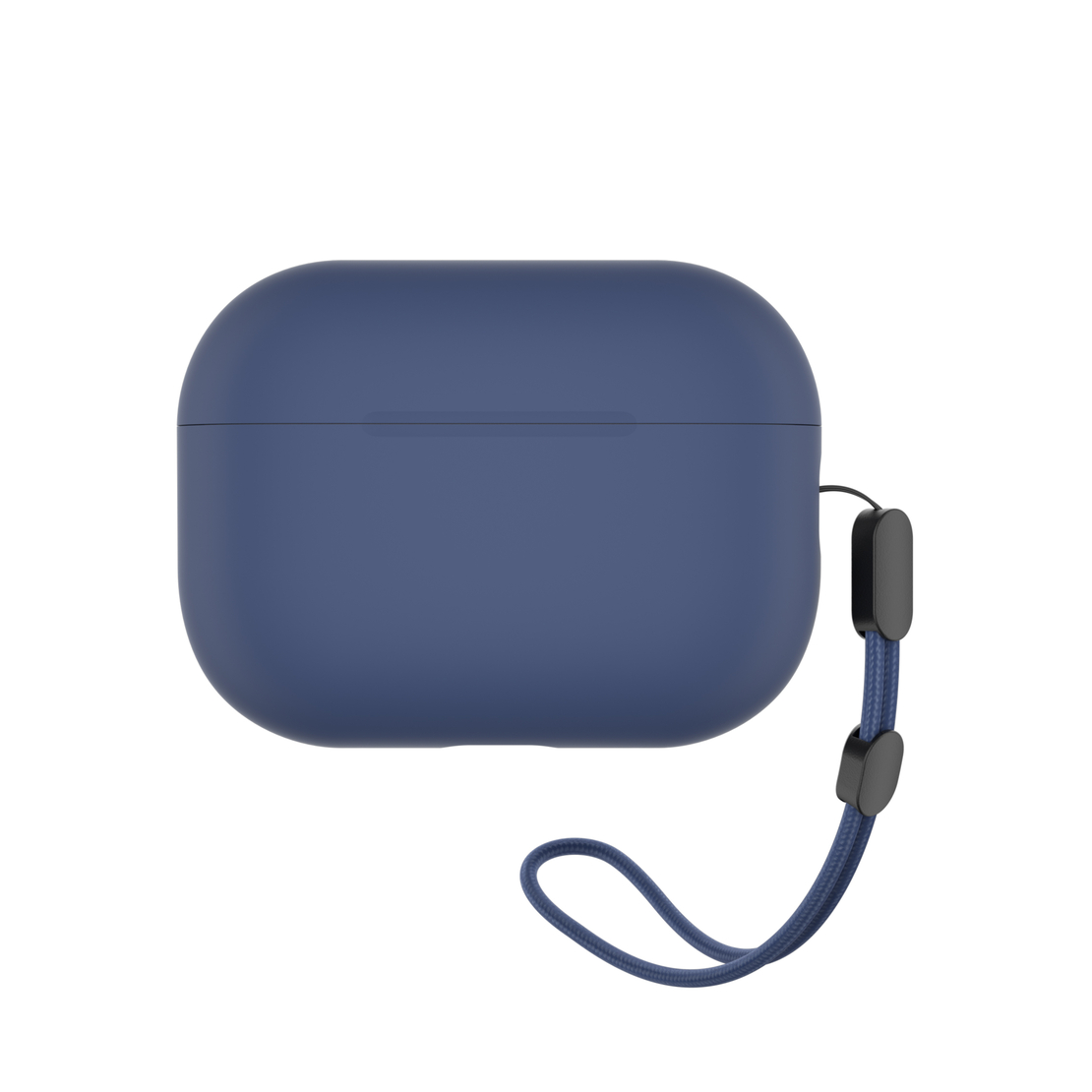 BLUEO Liquid Silicone Apple Airpods Pro 2, тъмно син