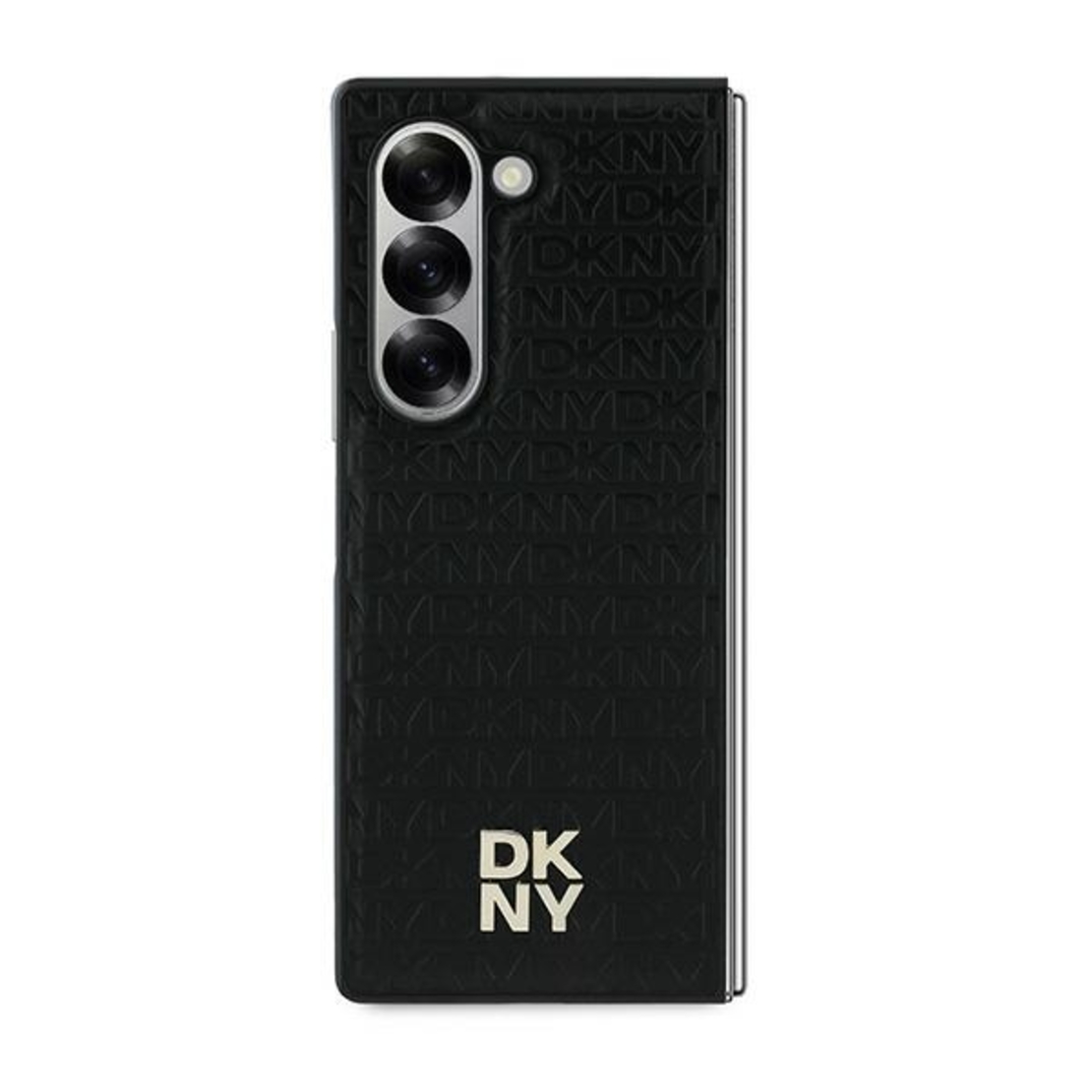 DKNY DKHMZFD6PSHRPSK Samsung Galaxy Z Fold6 F956 black Repeat Pattern Stack Logo