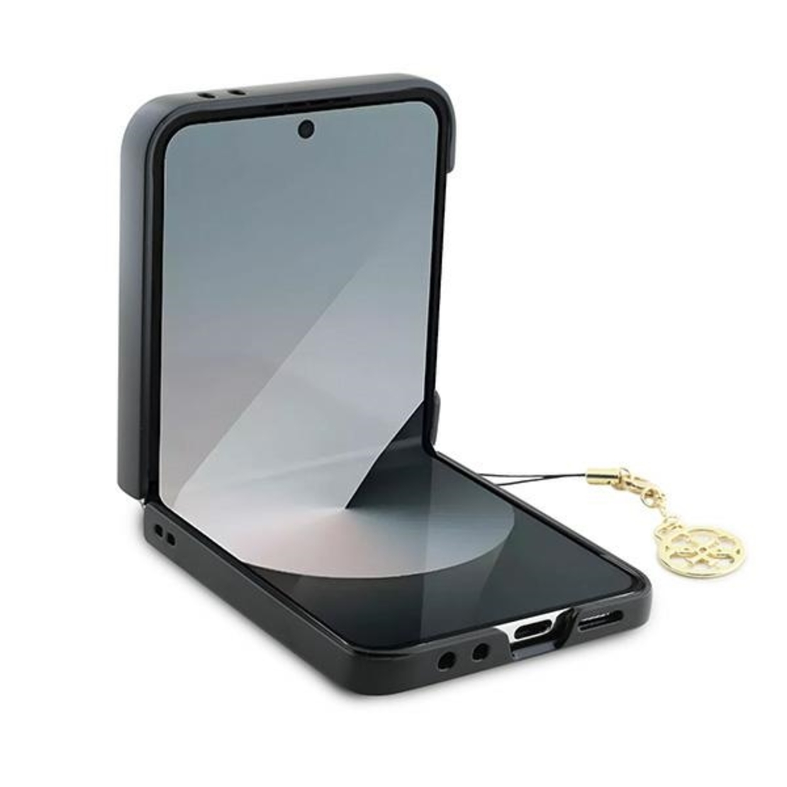Guess GUHCZF6GF4GGR Samsung Galaxy Z Flip6 F741 black 4G Charm