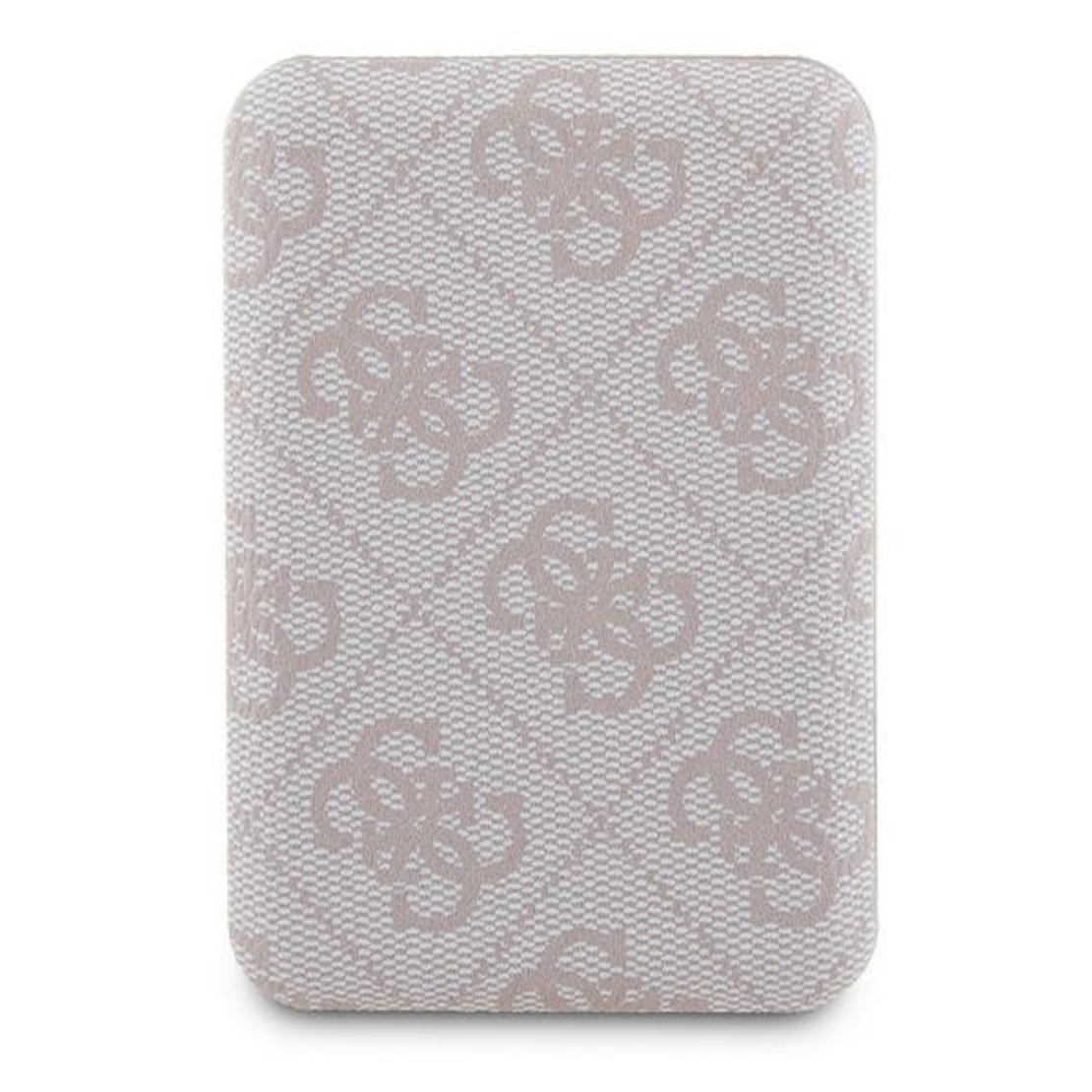 Guess Powerbank MagSafe 15W 5000mAh pink 4G Leather Metal Logo MagSafe