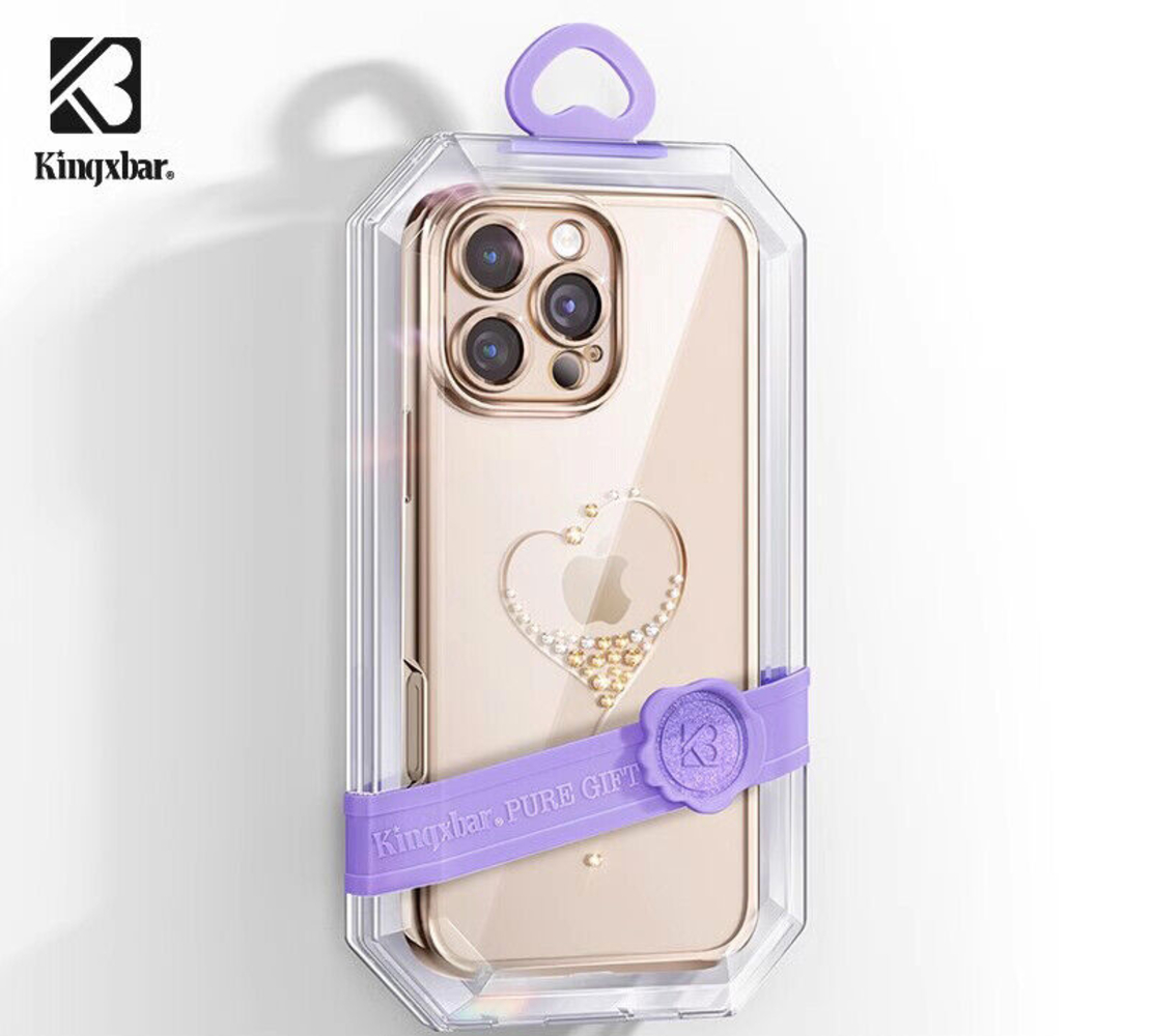 Kingxbar Case Wish Series iPhone 16 Pro Max, златен