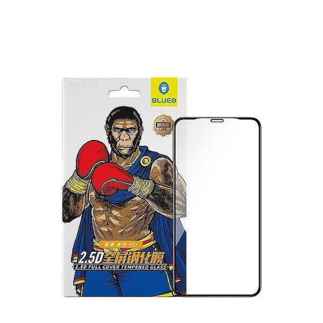 BLUEO 2.5D Silk Full Cover HD Glass iPhone XR/11