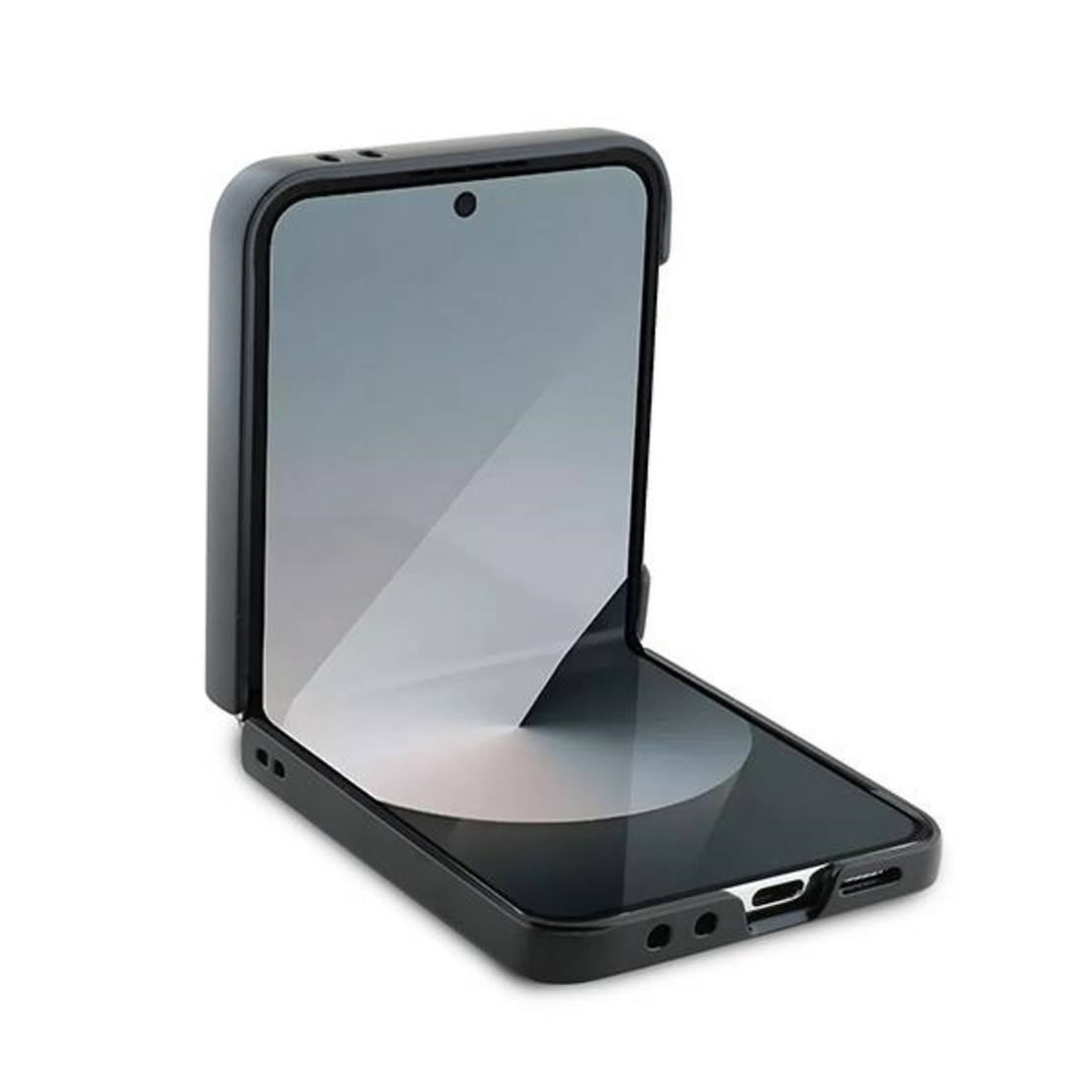 Karl Lagerfeld KLHCZF6SAPKCNPK Samsung Galaxy Z Flip6 black Saffiano Metal Pin