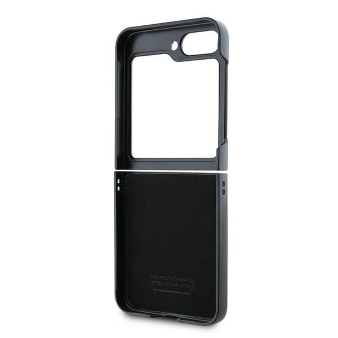 BMW BMHCZF622NBCK Samsung Galaxy Z Flip6 F741 black hardcase Carbon Blue Line