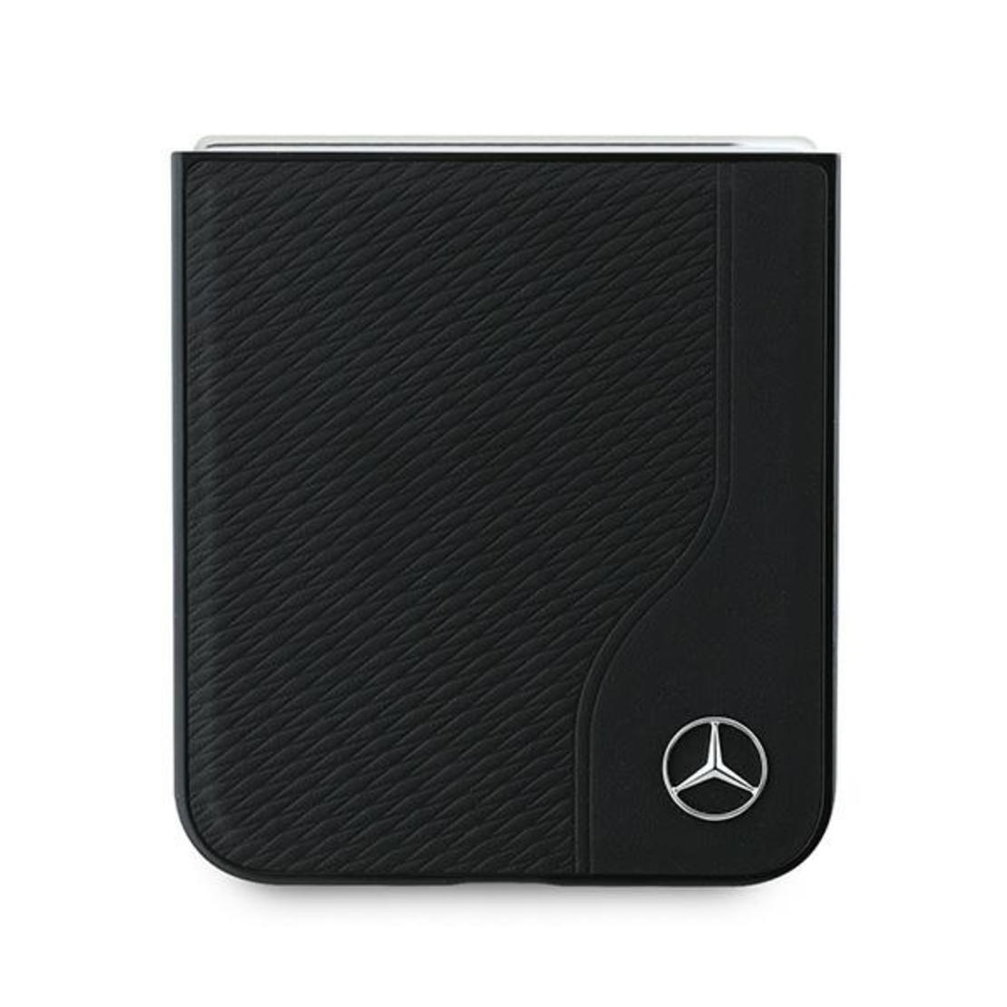 Mercedes MEHMZF623RBGVK Samsung Galaxy Z Flip6 F741 black Leather Wood Imitation MagSafe