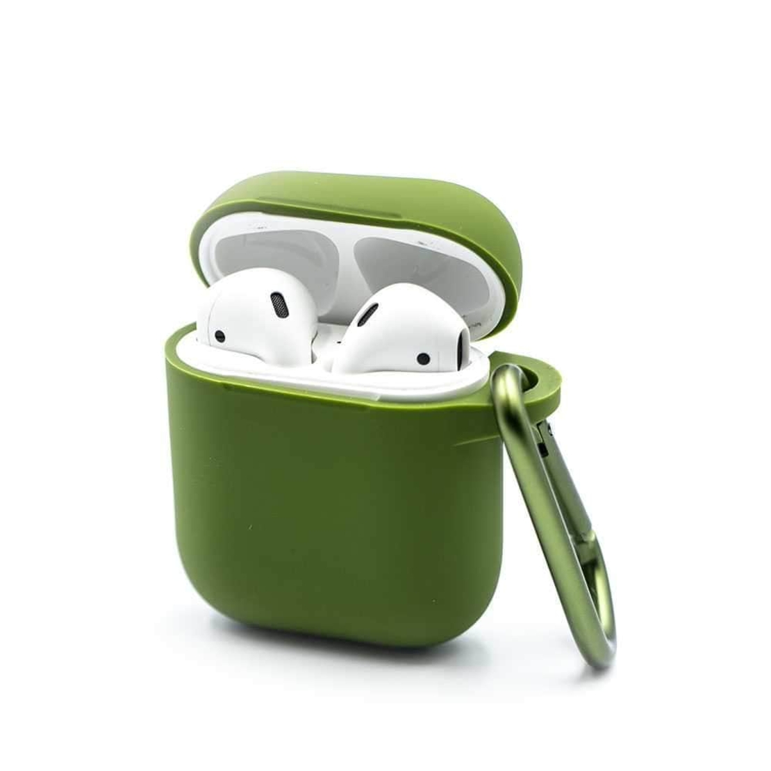 BLUEO Liquid Silicone Apple Airpods 1/2, зелен