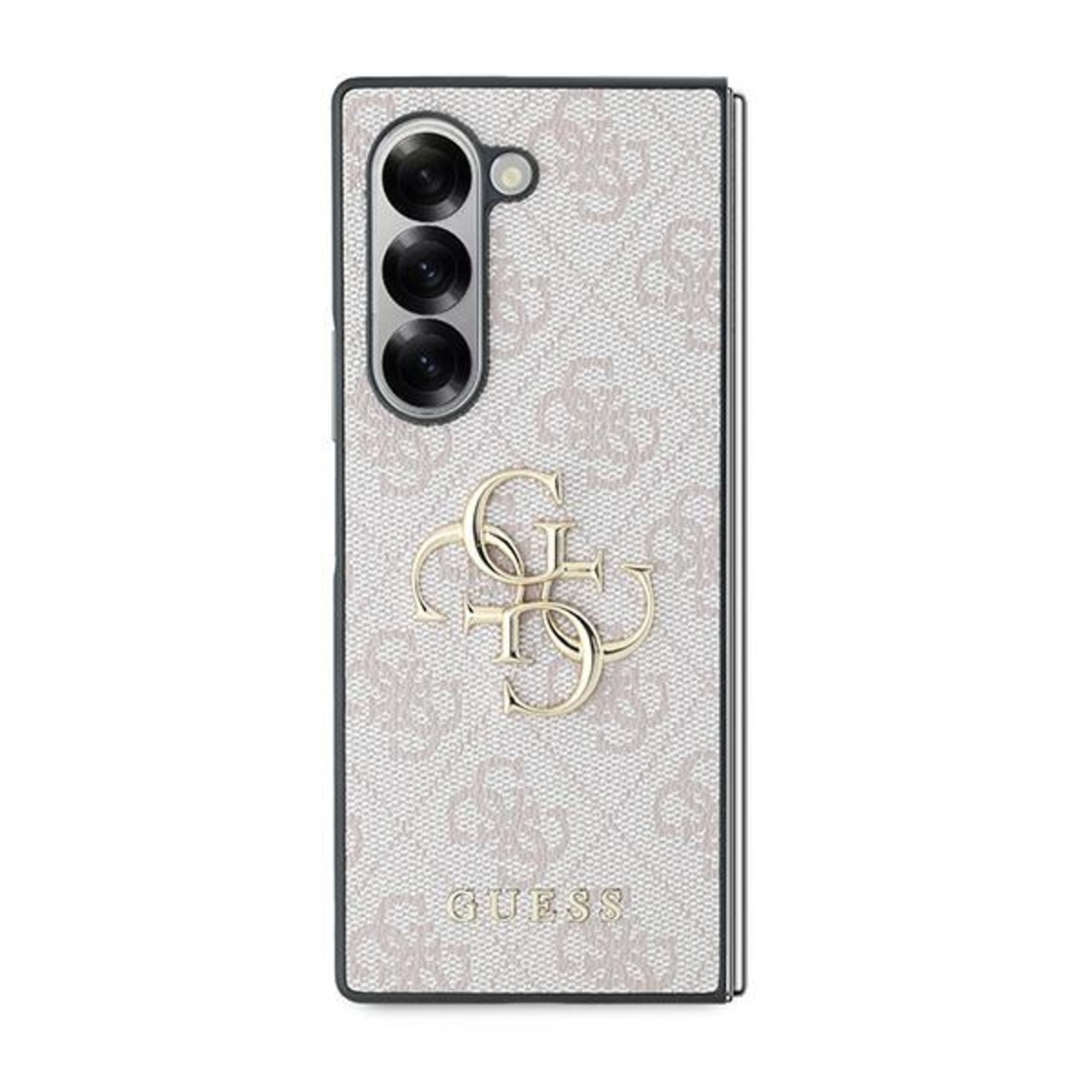 Guess GUHCZFD64GMGPI Samsung Galaxy Z Fold6 F956 pink Leather 4G Metal Logo