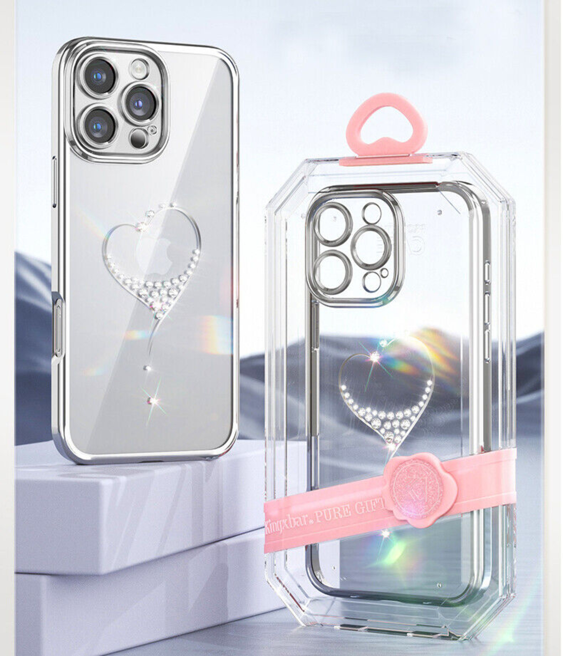 Kingxbar Case Wish Series iPhone 16, сив