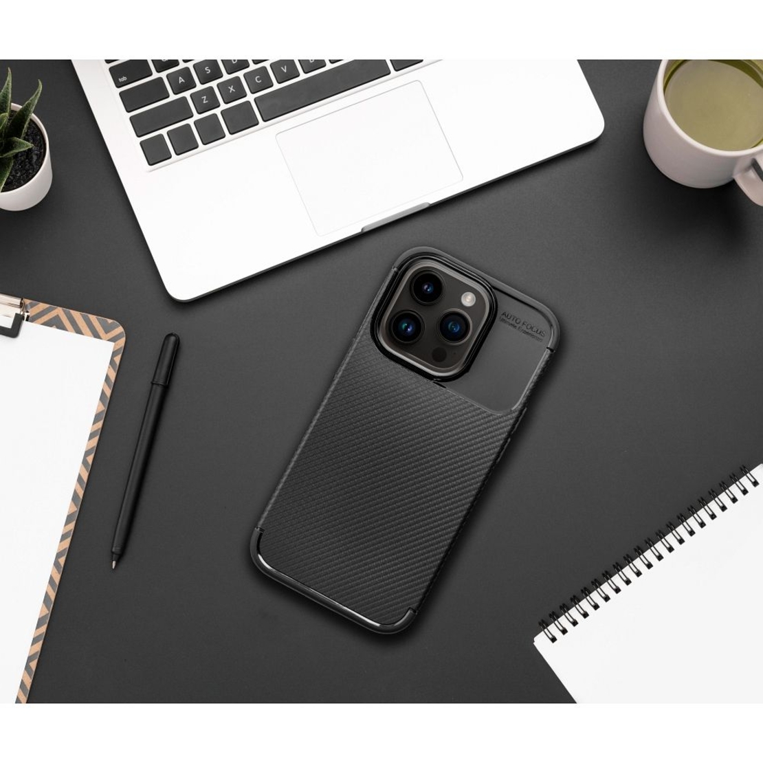 Подсилен кейс Carbon Premium за XIAOMI Redmi 9C, черен