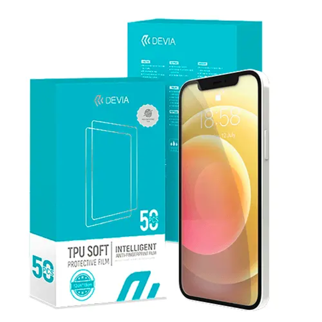 Пакет 50 броя Devia Intelligent Quick Repair Protective хидрогел